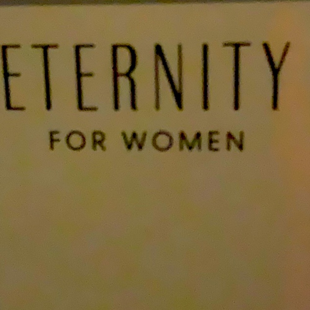 Eternity Parfum (NOT COLOGNE) 3.3oz. Spray Calvin Klein